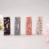  Bộ 5 Hộp Đựng Son Gương Cổ Điển Hoa Nhí, Nắp Gập Bọc Vải, Kích Thước 8,3x2,3x2,4cm Q579 
