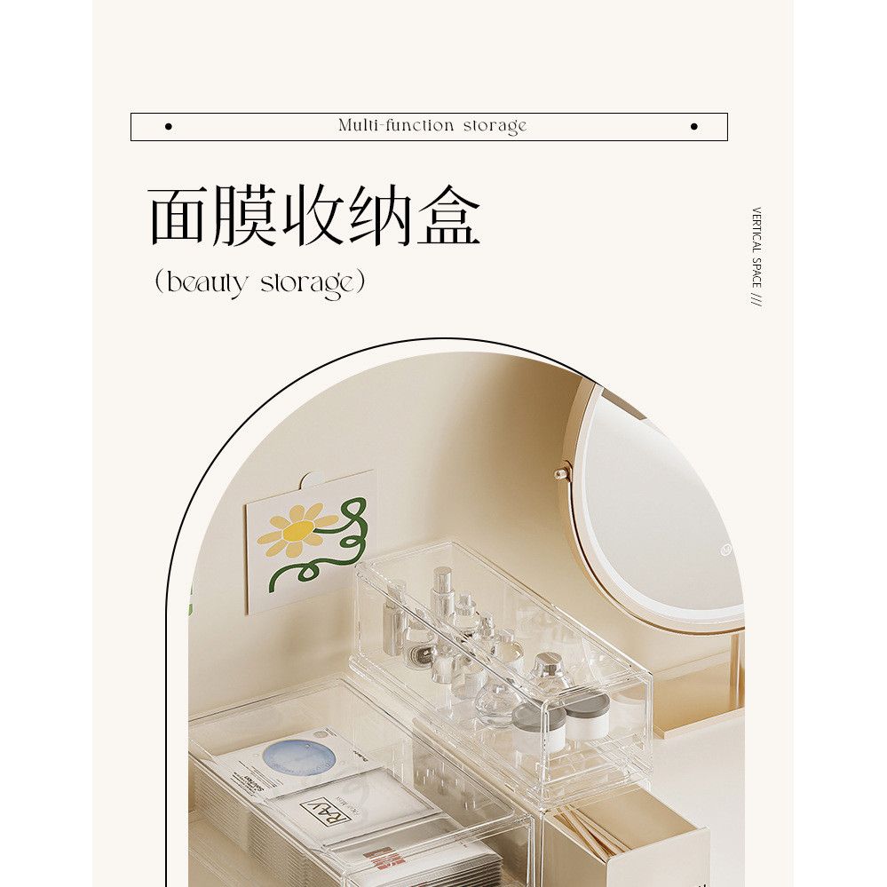  Hộp Đựng Mỹ Phẩm Trong Suốt Có Ngăn Kéo - Kệ Trang Điểm Để Bàn, Tủ Gương, Đựng Phấn Mắt, Phấn Phủ, Son Môi [GIAO HÀNG 2-10 NGÀY | SỈ TỪ 2 TRIỆU | CÓ THỂ IN LOGO] 