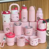  Cốc thủy tinh có ống hút phong cách dễ thương, cốc nước cao cấp 