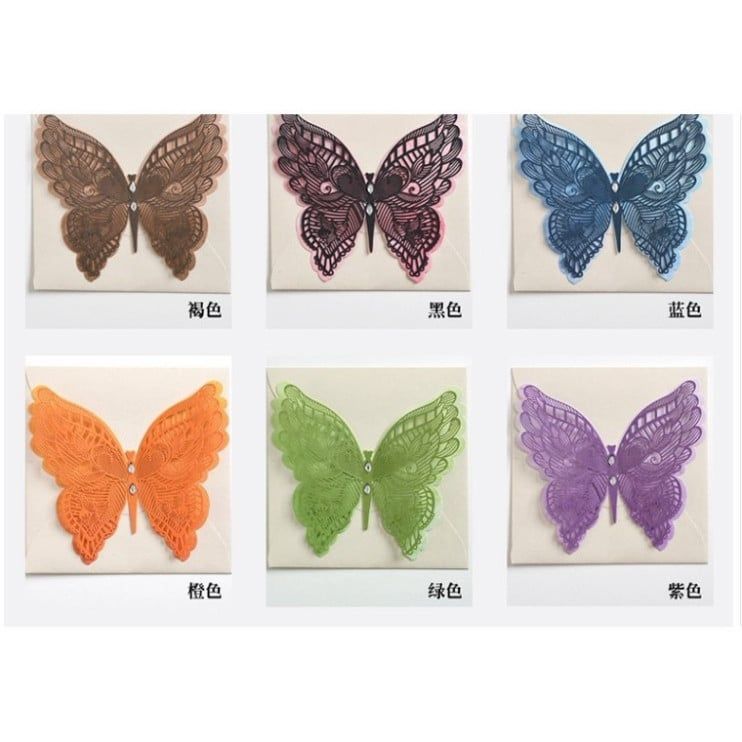  ```(PRE-ORDER) Bộ 20 Thẻ Laser Mini Hình Bướm - Thiệp Chúc Mừng Sinh Nhật Đáng Yêu``` 