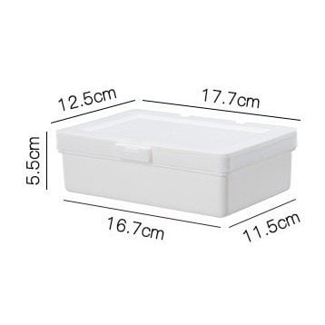  Hộp Đựng Khẩu Trang Dung Tích Lớn Nắp Lật Chống Bụi [GIAO HÀNG 2-10 NGÀY | SỈ TỪ 2 TRIỆU | CÓ THỂ IN LOGO] 