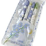  Bút Bi Bấm Ngòi ST 0.5mm Mực Nhanh Khô - Bút Gel Đầu Kim Thiết Kế Hoa Nhí, Bọc Silicon Cầm Êm Tay, Dùng Cho Học Sinh, Văn Phòng [GIAO HÀNG 2-10 NGÀY | SỈ TỪ 2 TRIỆU | CÓ THỂ IN LOGO] 