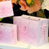  (HÀNG ĐẶT TRƯỚC) 10 Túi Giấy Hồng Lãng Mạn Cao Cấp Xách Tay Quà Sinh Nhật, Ngày Lễ Tình Nhân [GIAO HÀNG 2-10 NGÀY | SỈ TỪ 2 TRIỆU | CÓ THỂ IN LOGO] 