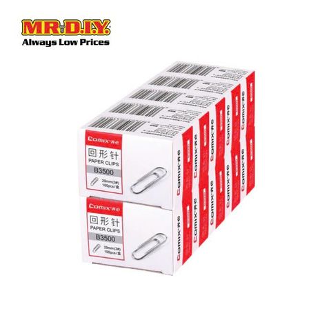  Kẹp giấy COMIX – Size 28mm (100 cái x 10 hộp) - Q25-0015 