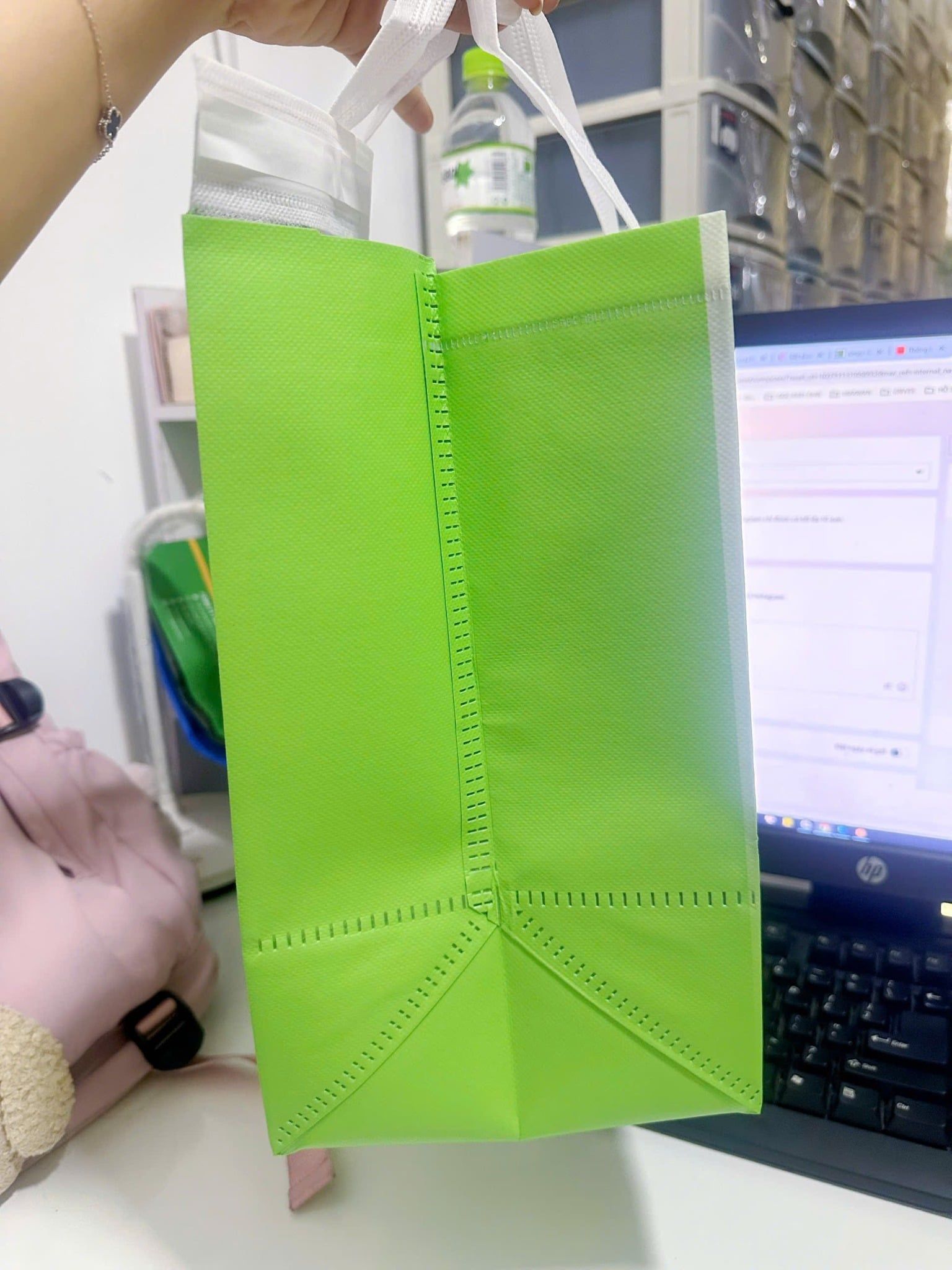  COMBO 10 Túi Vải Không Dệt B'LAO – Thân Thiện Môi Trường & Thời Trang -Q25-0045 