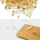  COMBO 2 gói Kim băng an toàn màu vàng HONGYUE (300 chiếc) - D26-013 