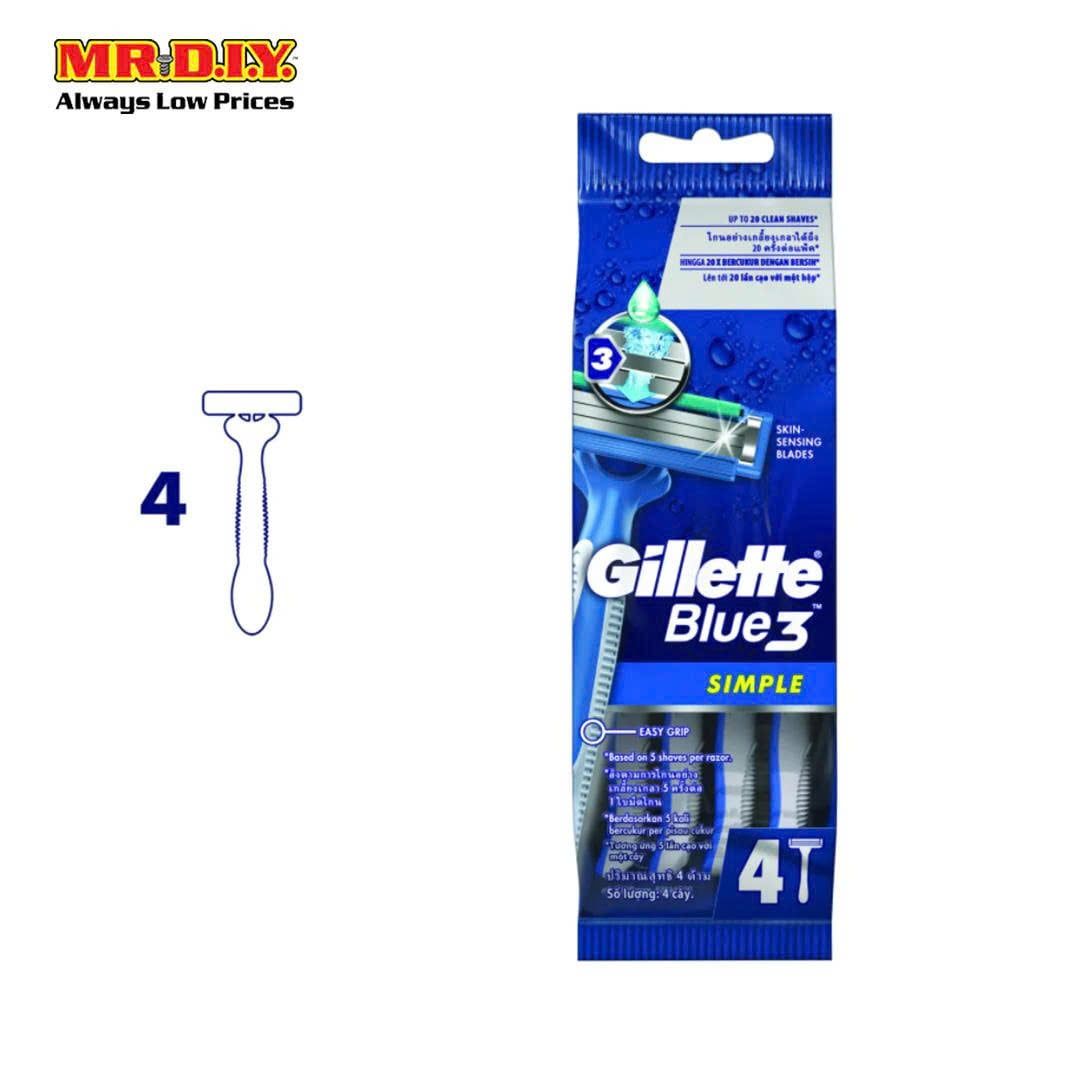  Bộ 4 dao cạo dùng một lần Gillette Blue Simple 3 - D26-032 