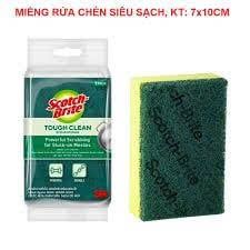  Miếng bọt biển cọ rửa hai mặt cứng cáp cho nhà bếp SCOTCH BRITE (4 miếng) - D26-049 