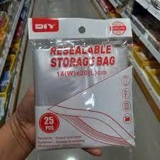  Combo 2 set túi đựng đồ có khóa kéo, 60 chiếc (Dài 12cm x Rộng 8.5cm) - D26-058 