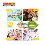  Combo 2 set túi đựng đồ có khóa kéo, 60 chiếc (Dài 12cm x Rộng 8.5cm) - D26-058 