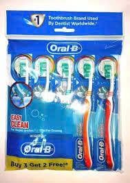  Bộ Bàn Chải Đánh Răng Oral-B Complete Easy Clean Lông Mềm – Mua 3 Tặng 2 - D26-073 
