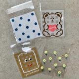  Combo 50 Túi Nilong Trong In Họa Tiết Dễ Thương, Tiện Lợi– Đựng Quà & Bánh Kẹo - Q26-080 