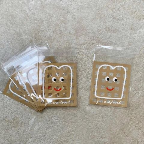  Combo 50 Túi Nilong Trong In Họa Tiết Dễ Thương, Tiện Lợi– Đựng Quà & Bánh Kẹo - Q26-080 