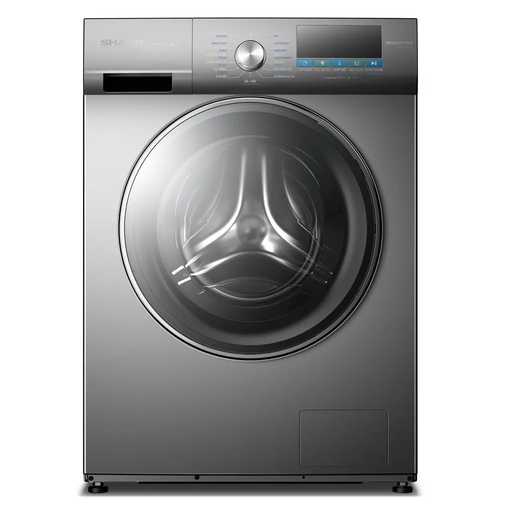 Máy giặt Sharp Biến tần 11 Kg ES-FM110CB-DG ngang