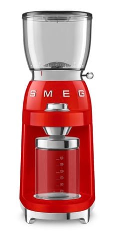 Máy xay cà phê Smeg CGF11RDEU màu đỏ bóng