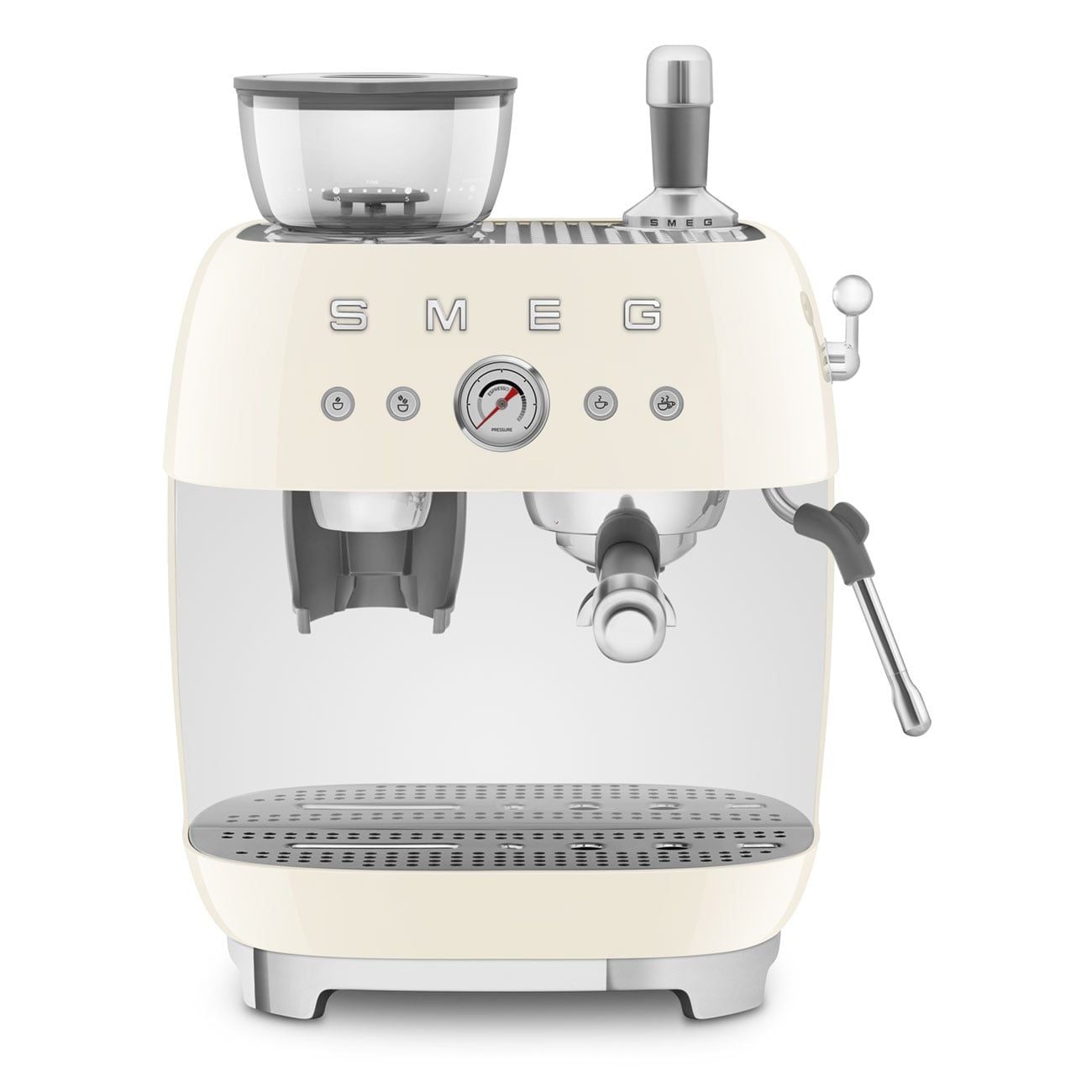 Máy Pha Cafe SMEG EGF03CREU màu kem bóng