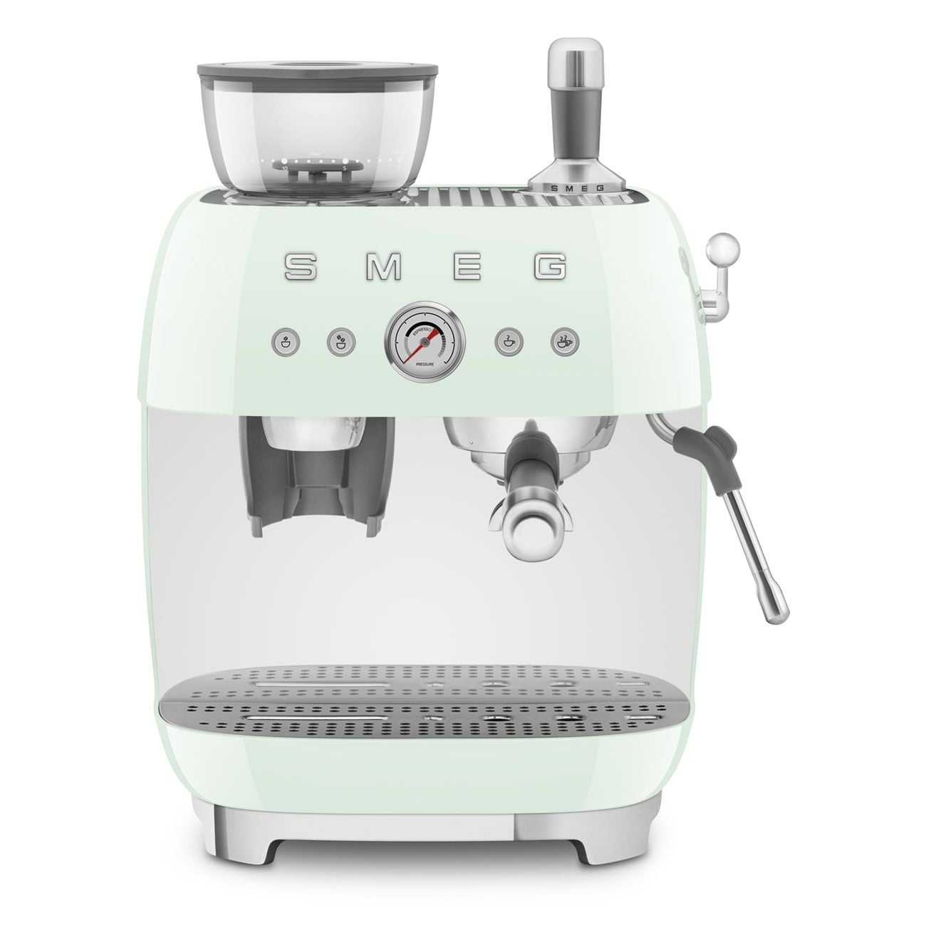 Máy Pha Cafe SMEG EGF03PGEU màu xanh lá pastel bóng