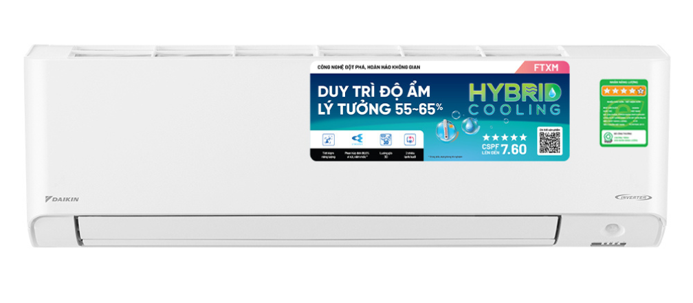 ￼Điều hòa Daikin 2 chiều inverter 12000BTU FTXM35XVMV/RXM35XVMV