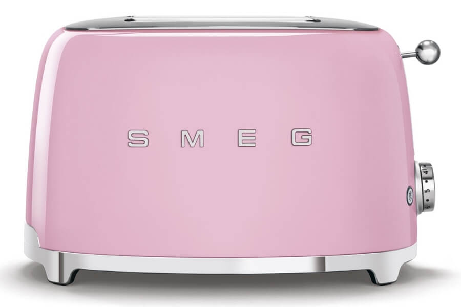 Máy nướng bánh mì SMEG TSF01PKEU màu hồng