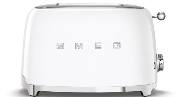 Máy Nướng Bánh Mì Smeg TSF01WHEU màu trắng bóng
