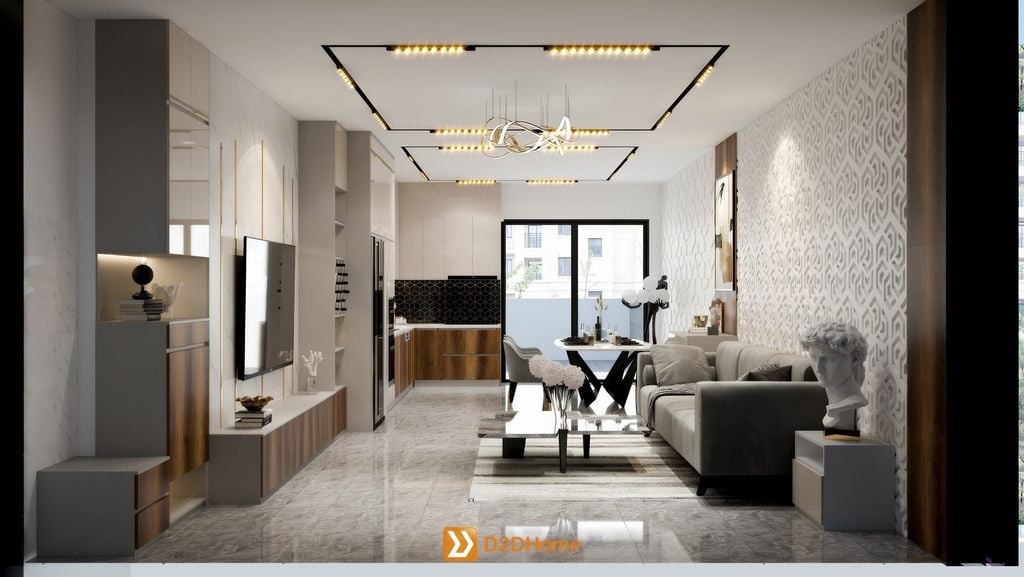Nhà phố phường Dĩ An 3 phòng ngủ nhà anh Chung