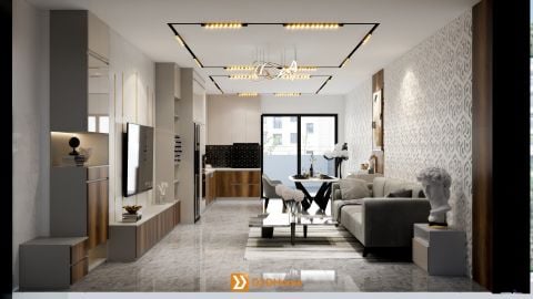 Nhà phố phường Dĩ An 3 phòng ngủ nhà anh Chung