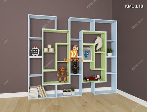 Kệ sách module trang trí mã KMD.L10