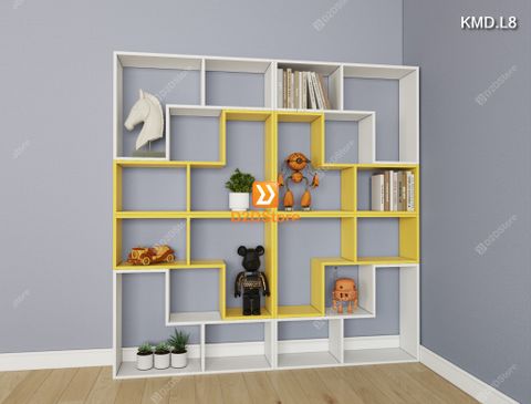 Kệ sách module trang trí mã KMD.L8