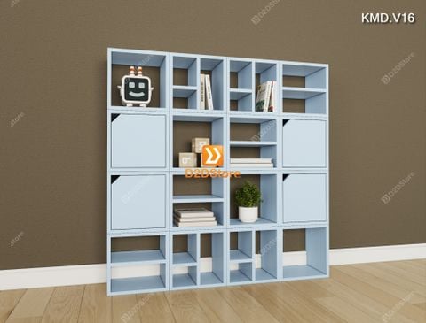 Kệ sách module trang trí mã KMD.V16