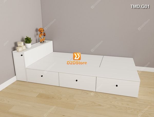 Giường module có nhiều ngăn lưu trữ, dễ dàng di chuyển tháo lắp mã TMD.G01