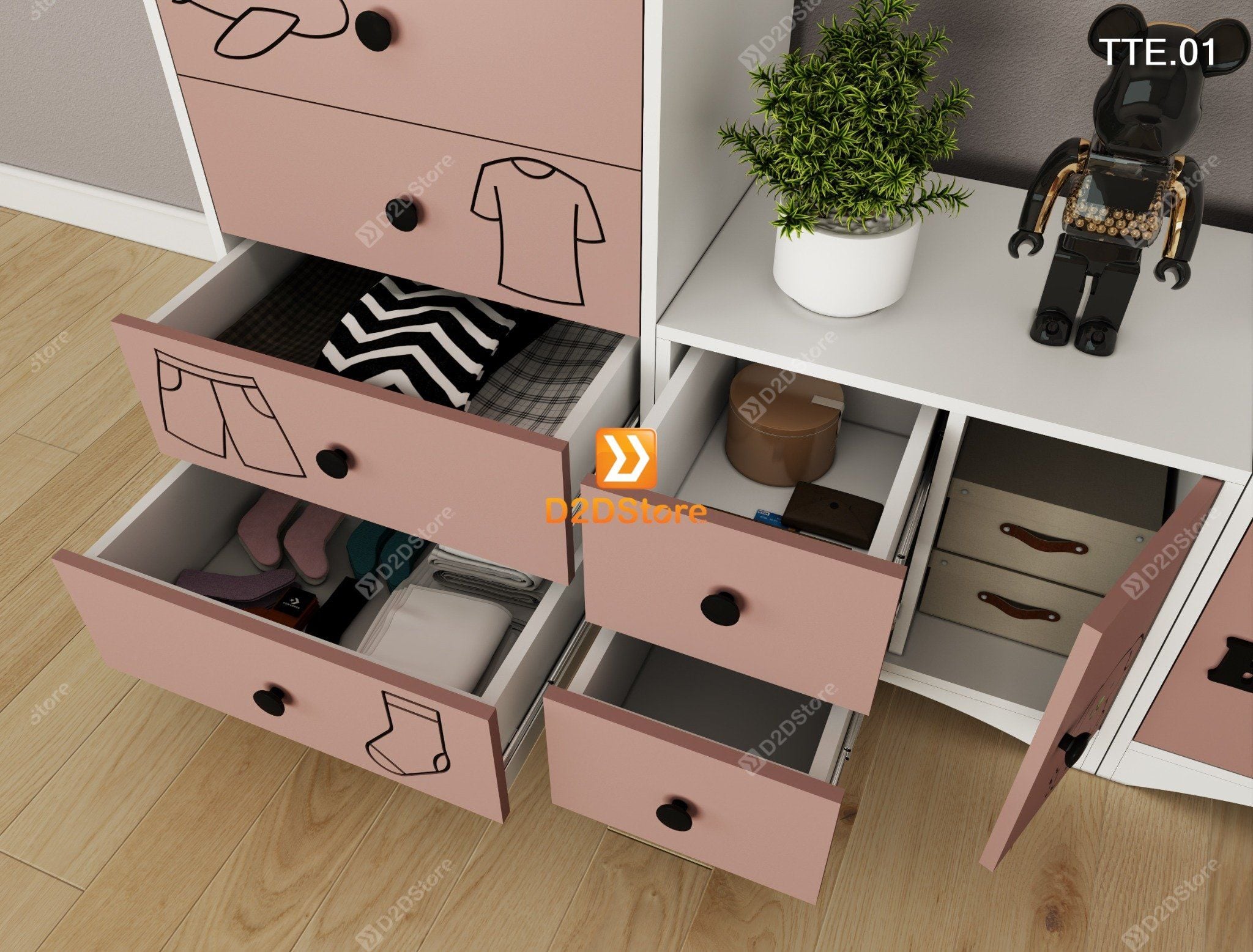  Tủ trẻ em TTE.01 