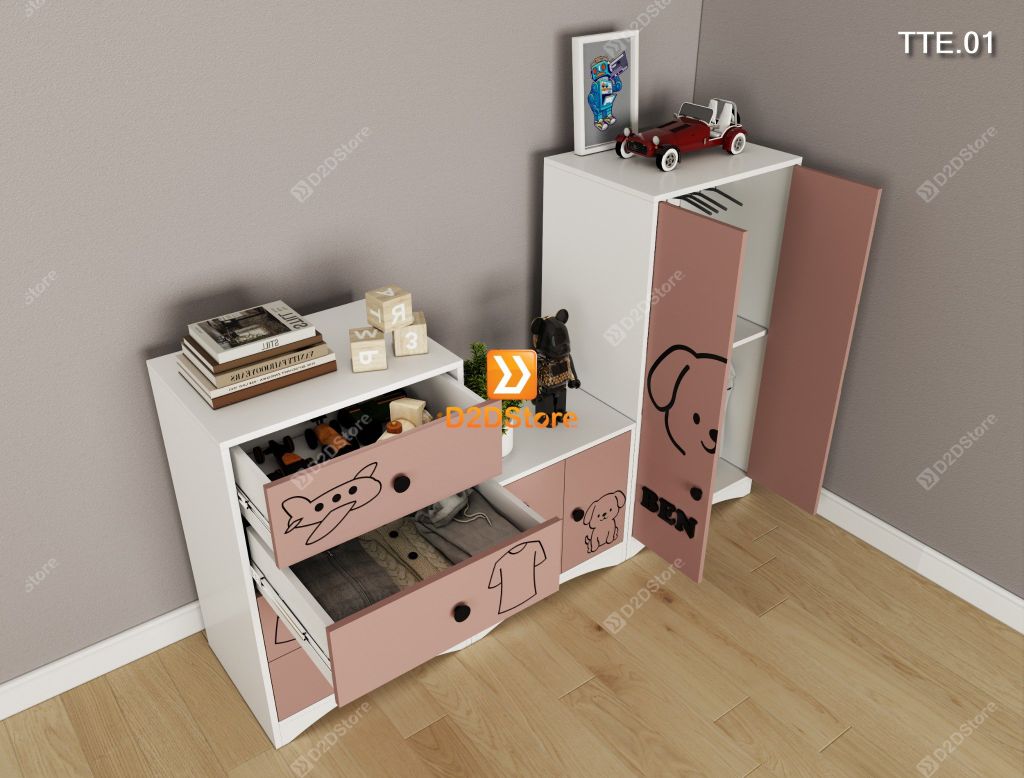 Tủ trẻ em TTE.01