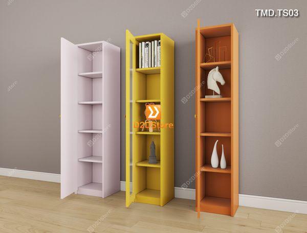 Bộ 3 tủ module đựng sách đồ chơi đồ trang trí và xếp đồ dùng mã TMD.TS03