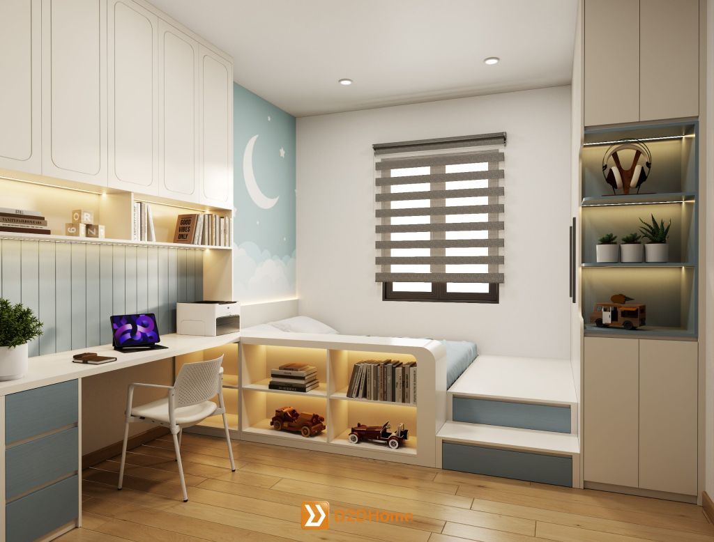 Green Town Bình Tân căn hộ 2 phòng ngủ nhà chị Uyên