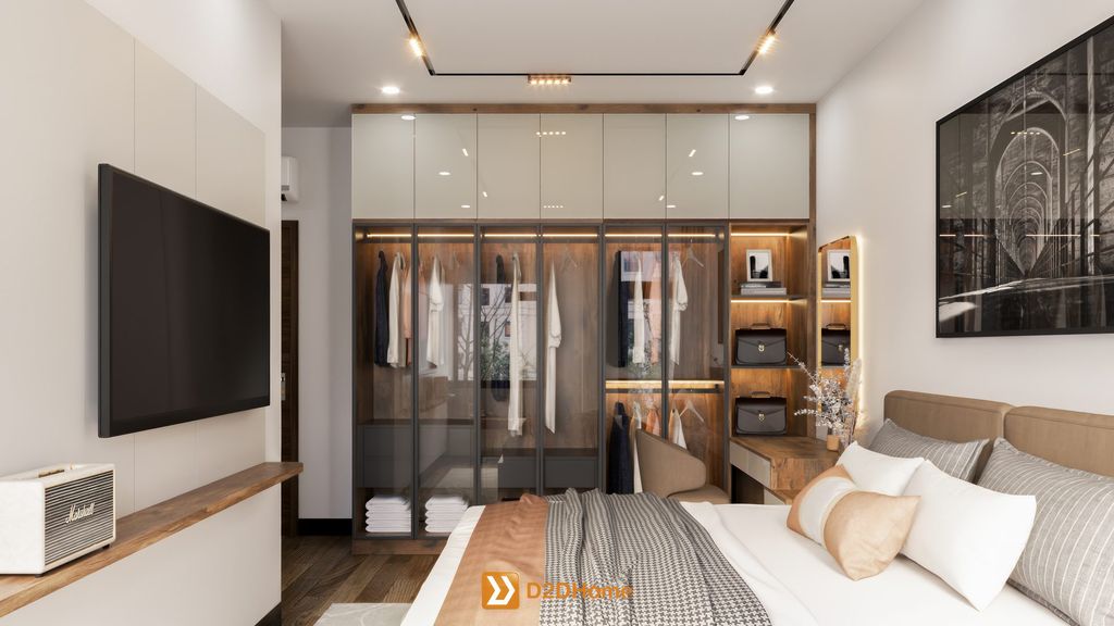 Nhà phố phường Dĩ An 3 phòng ngủ nhà anh Chung
