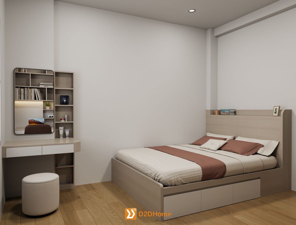 Sơn kỳ phường Tân Phú căn hộ 2 phòng ngủ nhà chị Loan