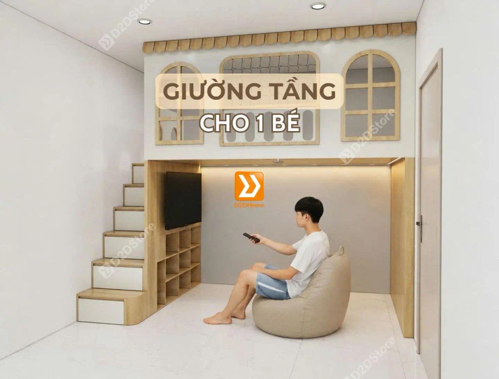 Phòng ngủ giường tầng cho bé trai nhà anh Phan Nam - Ảnh 1