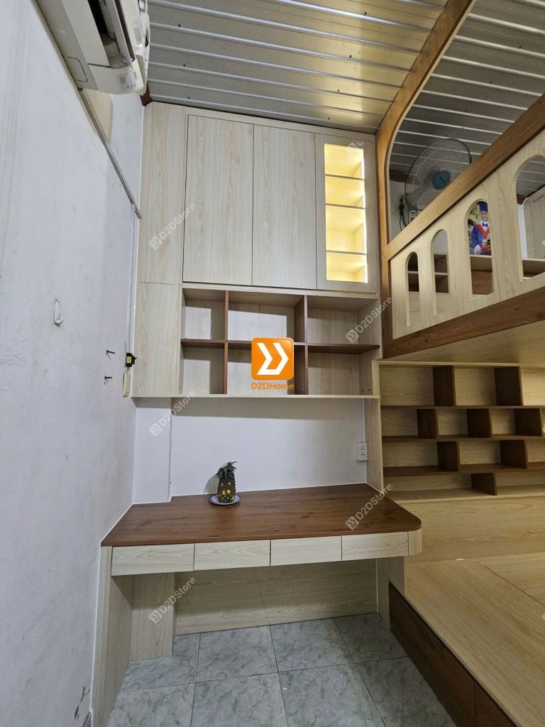 Phòng ngủ giường tầng 2 bé trai nhà chị Meet Nguyễn