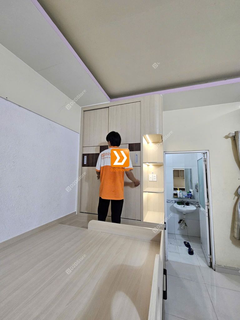 Tủ giường đa năng lưu trữ thông minh nhà anh Phương Trần