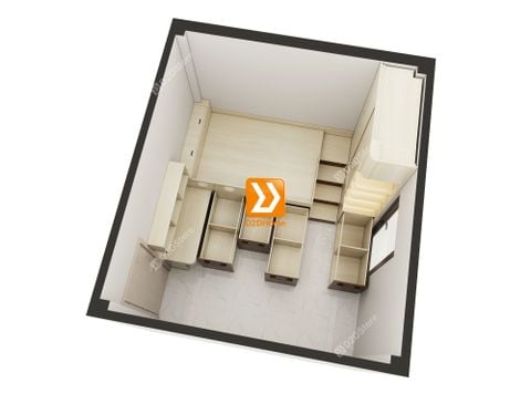 Tủ giường đa năng lưu trữ thông minh nhà anh Phương Trần