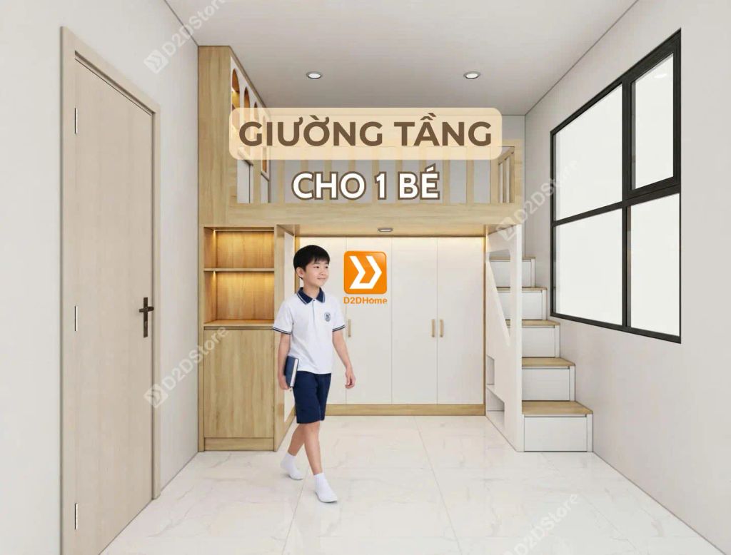 Phòng ngủ giường tầng cho bé trai nhà chị Tuyền Phạm - Ảnh 1
