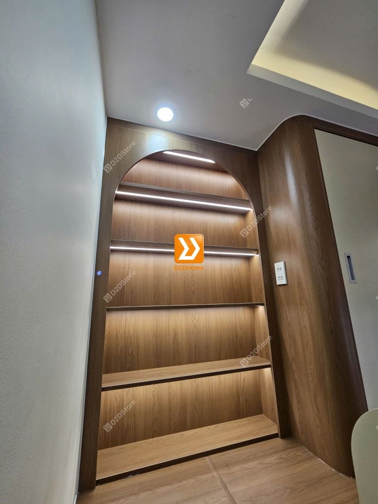 Phòng ngủ giường tầng cho 2 bé gái trạc tuổi nhà chị Thanh Thảo
