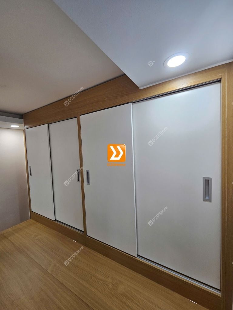 Phòng ngủ giường tầng cho 2 bé trai và gái nhà chị My My