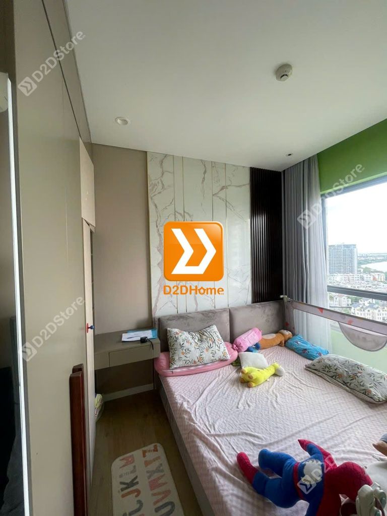 Phòng ngủ giường tầng cho 2 bé trai và gái nhà chị Thu Thủy