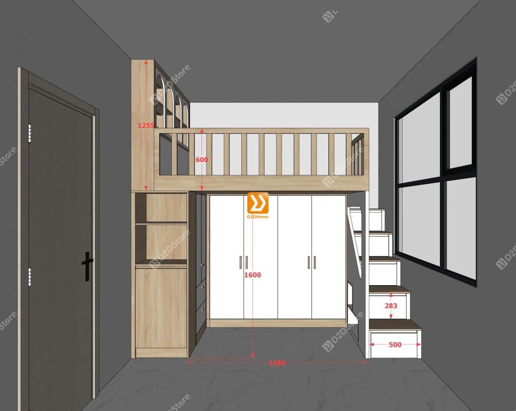 Phòng ngủ giường tầng cho bé trai nhà chị Tuyền Phạm - Ảnh 2