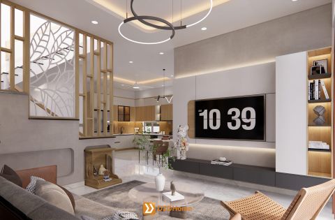 Nhà phố phường Bình Dương 3 phòng ngủ nhà anh Đức