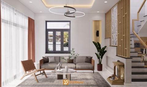 Nhà phố phường Bình Dương 3 phòng ngủ nhà anh Đức