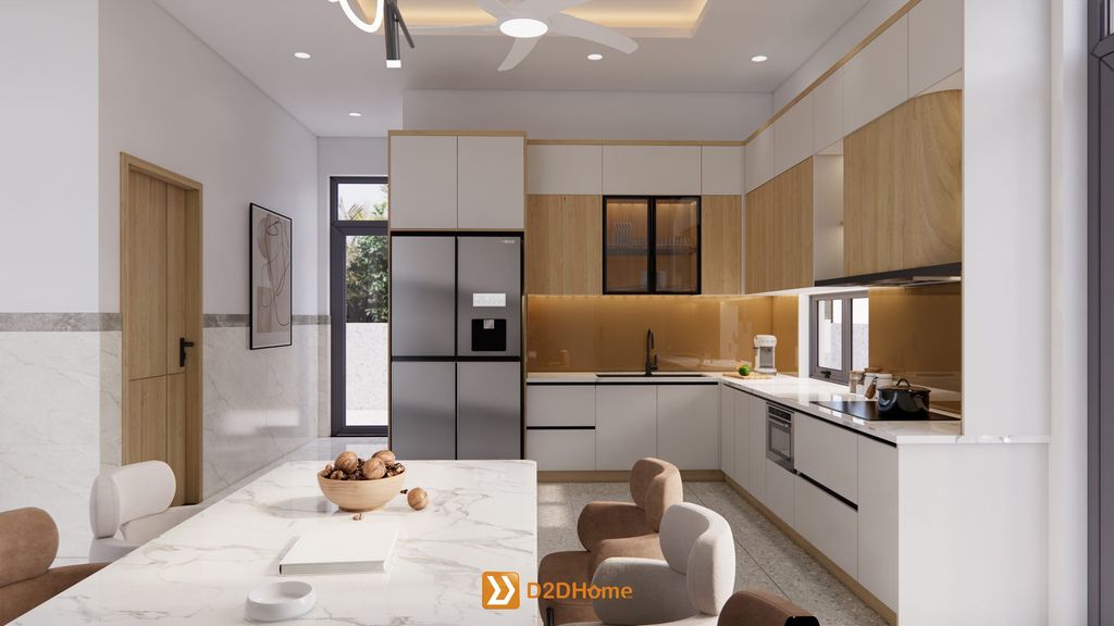 Nhà phố phường Bình Dương 3 phòng ngủ nhà anh Đức