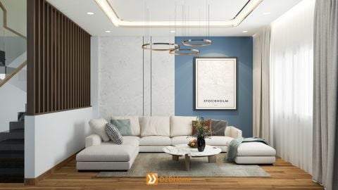 Nhà phố phường Dĩ An 3 phòng ngủ nhà anh Tài