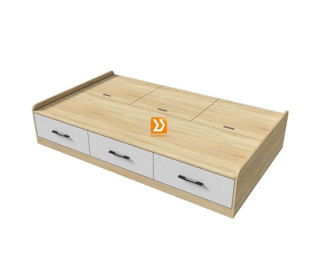 Hệ tủ liền giường TLG.04